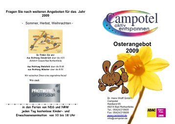 Osterangebot 2009 - Campotel