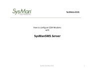 How to configure GSM Modems with SysManSMS Server - Draware