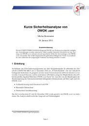 Kurze Sicherheitsanalyse von OWOK LIGHT - SySS