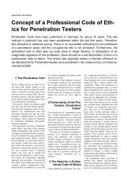 Code of Ethics Penetration Testers