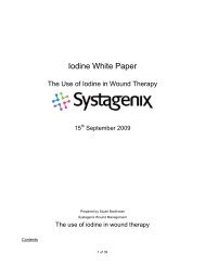 Iodine White Paper - Systagenix