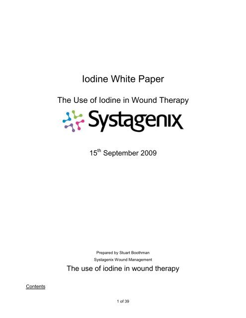 white iodine