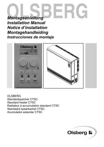 Montageanleitung Installation Manual Notice d'installation ... - Olsberg