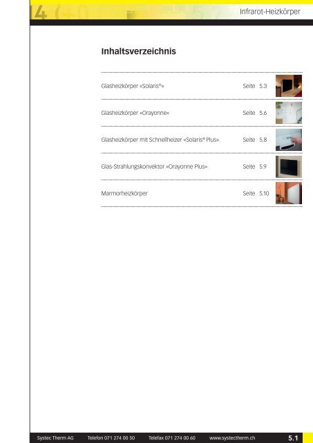 Preisliste Infrarot-HeizkÃ¶rper - Systec Therm AG