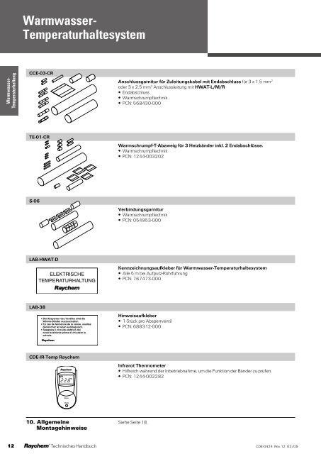 Technisches Handbuch - Systec Therm AG