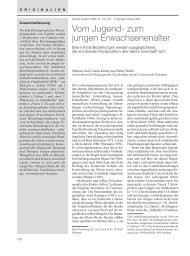 Vom Jugend- zum jungen Erwachsenenalter. Eltern ... - Systemagazin