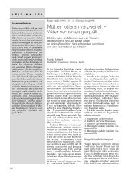 Mütter rotieren verzweifelt – Väter verharren gequält… - Systemagazin