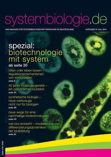 systembiologie.de - Das Magazin - Ausgabe 05