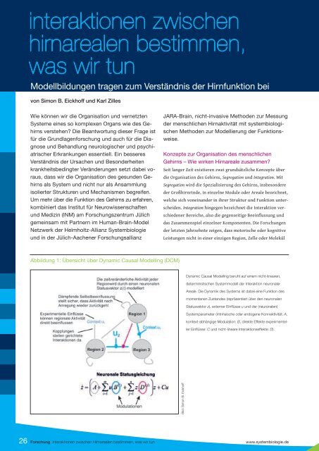 Das Magazin - Ausgabe 03 - Systembiologie