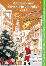 Advents- und Weihnachtskalender 2013