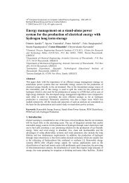 Energy management on a stand-alone power system for the ...