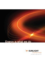 Energy is what we do - Systems Sunlight S.A.
