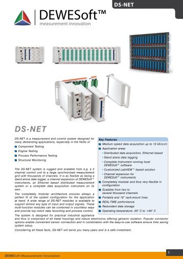DS-NET - Dewesoft