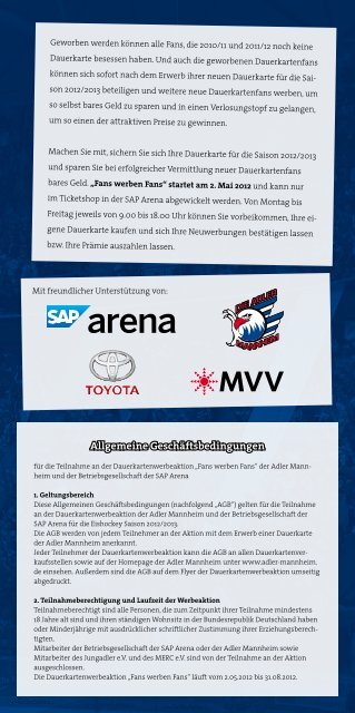 Werber-Flyer (1MB) - ADLER Mannheim