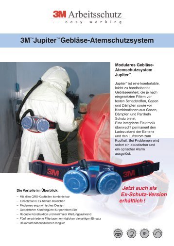 3M™Jupiter™Gebläse-Atemschutzsystem