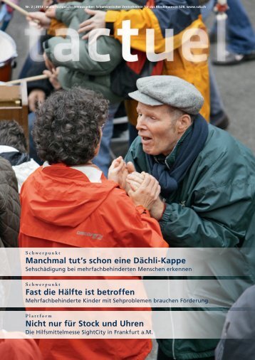 "tactuel" zum Download (pdf) - SZB Schweizerischer Zentralverein ...