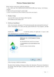 E1550u 3G USB HSUPA Modem User Manual - E-Lins