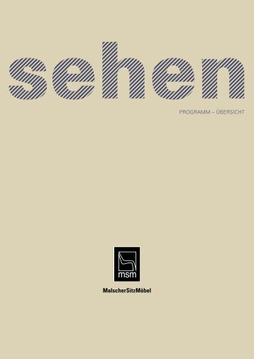 sehen - Malscher SitzmÃ¶bel Heinrich StÃ¶cklein GmbH