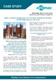 Historic Royal Palaces - Actimax