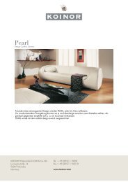 KOINOR - SOFAS: Pearl