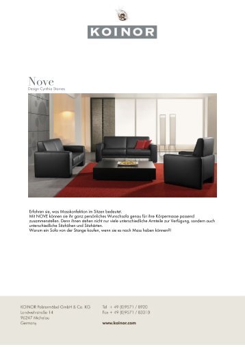 KOINOR - SOFAS: Nove