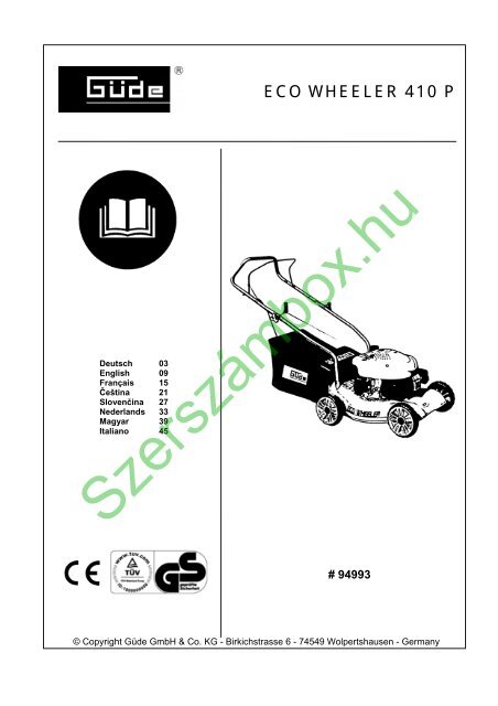 ECO WHEELER 410 P