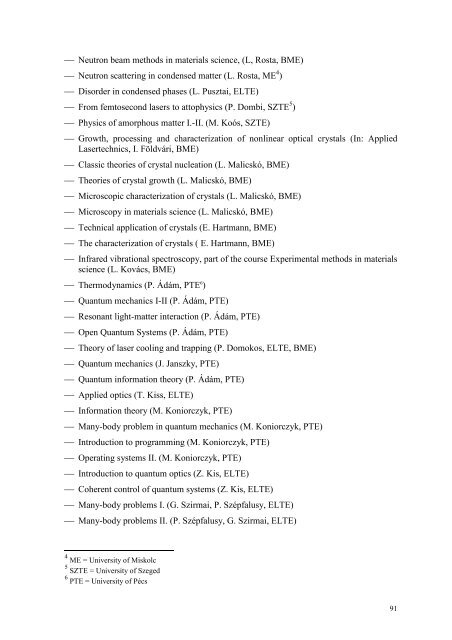 ANNUAL REPORT - MTA SzFKI