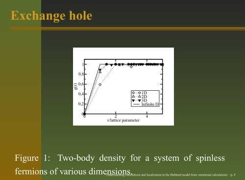 Understanding correlations and localization in the Hubbard model ...