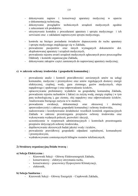 Regulamin Organizacyjny Szpitala (PDF) - Szpital Wojewódzki Nr 2 ...