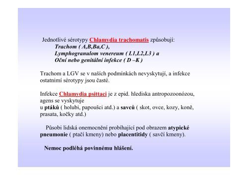 ChlamydiovÃ© infekce