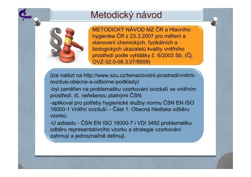 6/2003 Sb - StÃ¡tnÃ­ zdravotnÃ­ Ãºstav