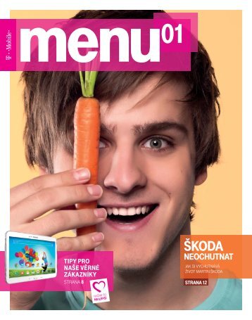 ÄervencovÃ© menu 2013NabÃ­dka sluÅ¾eb T-Mobile pro jednotlivce na ...