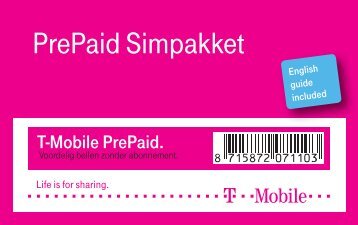 Handleiding T-Mobile PrePaid