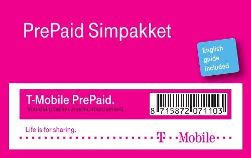 Handleiding T-Mobile PrePaid