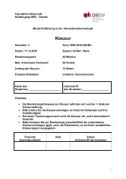 Klausur WHD09 B1/B2/B3 vom 17.12.2010 - Torsten E. Neck