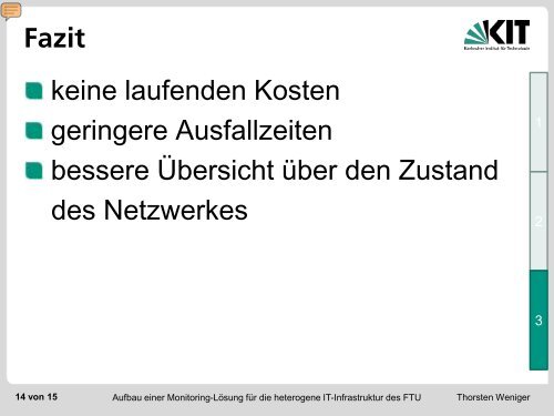 Aufbau einer Monitoring-Lösung für die ... - Torsten E. Neck