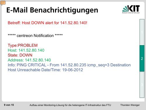 Aufbau einer Monitoring-Lösung für die ... - Torsten E. Neck