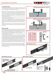 MONORACE Assembly Instructions - T RACE SpA