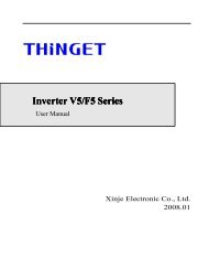 Inverter V5/F5 Series - T2 CNC