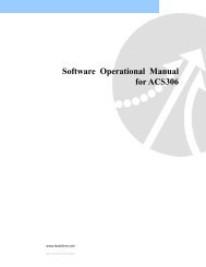 Software Operational Manual for ACS306 - Leadshine