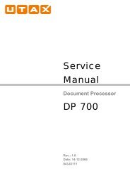 Service Manual (English) DP 700