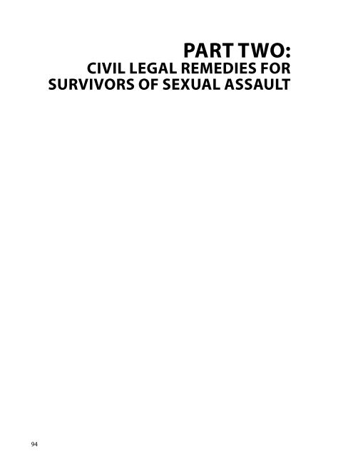 Sexual aSSault LEGAL ADVOCACY MANUAL - Texas Association ...