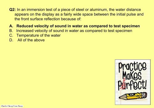 Preparatory Notes for ASNT NDT Level III Examination - Ultrasonic Testing, UT