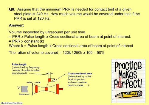 Preparatory Notes for ASNT NDT Level III Examination - Ultrasonic Testing, UT