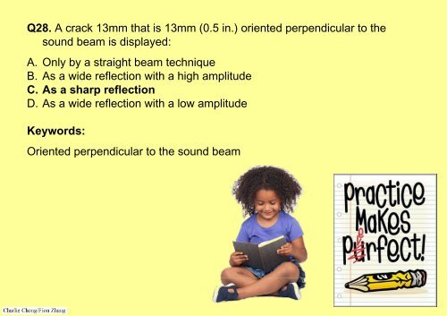 Preparatory Notes for ASNT NDT Level III Examination - Ultrasonic Testing, UT