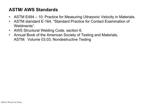 Preparatory Notes for ASNT NDT Level III Examination - Ultrasonic Testing, UT