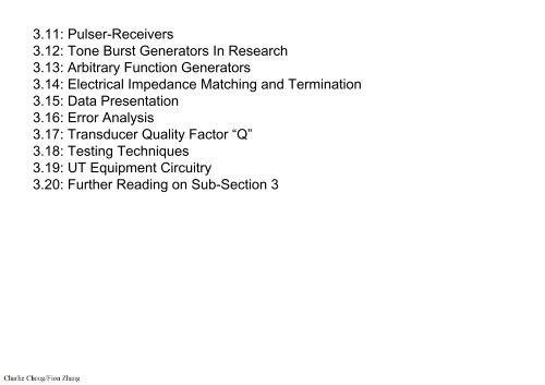 Preparatory Notes for ASNT NDT Level III Examination - Ultrasonic Testing, UT