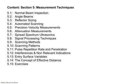 Preparatory Notes for ASNT NDT Level III Examination - Ultrasonic Testing, UT