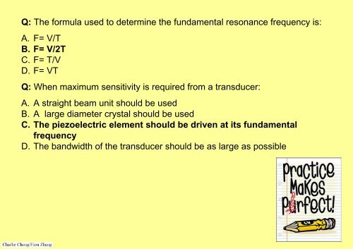 Preparatory Notes for ASNT NDT Level III Examination - Ultrasonic Testing, UT