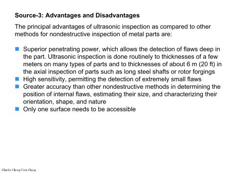 Preparatory Notes for ASNT NDT Level III Examination - Ultrasonic Testing, UT